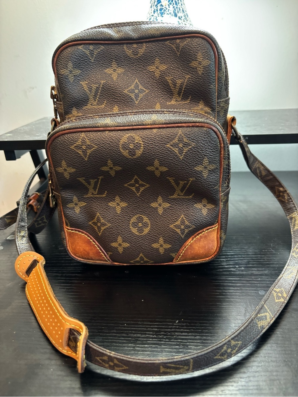 Authentic Vintage Louis Vuitton Monogram Amazone Crossbody Bag